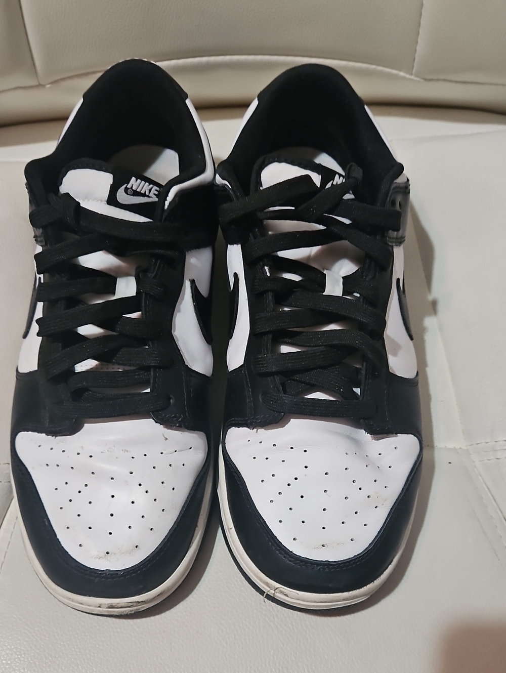 Men’s Nike Dunks Black and White Low-Top Sneakers